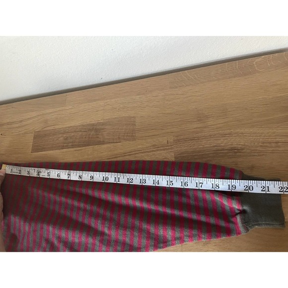 Vintage Dockers Levi’s Stripped Long Sleeve Brown‎ and Red Shirt - Picture 8 of 10